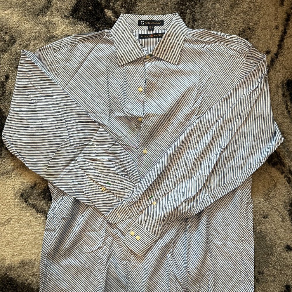 Tommy Hilfiger Formal Striped Button Down Shirt